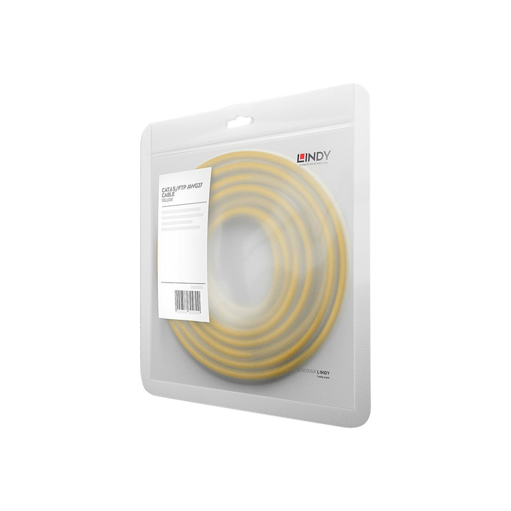 Produktbild för Lindy patch-kabel - 50 cm - gul