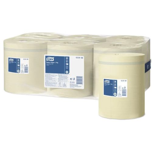 TORK Tork Basic M2 - rengöringsdukar - papper - gul