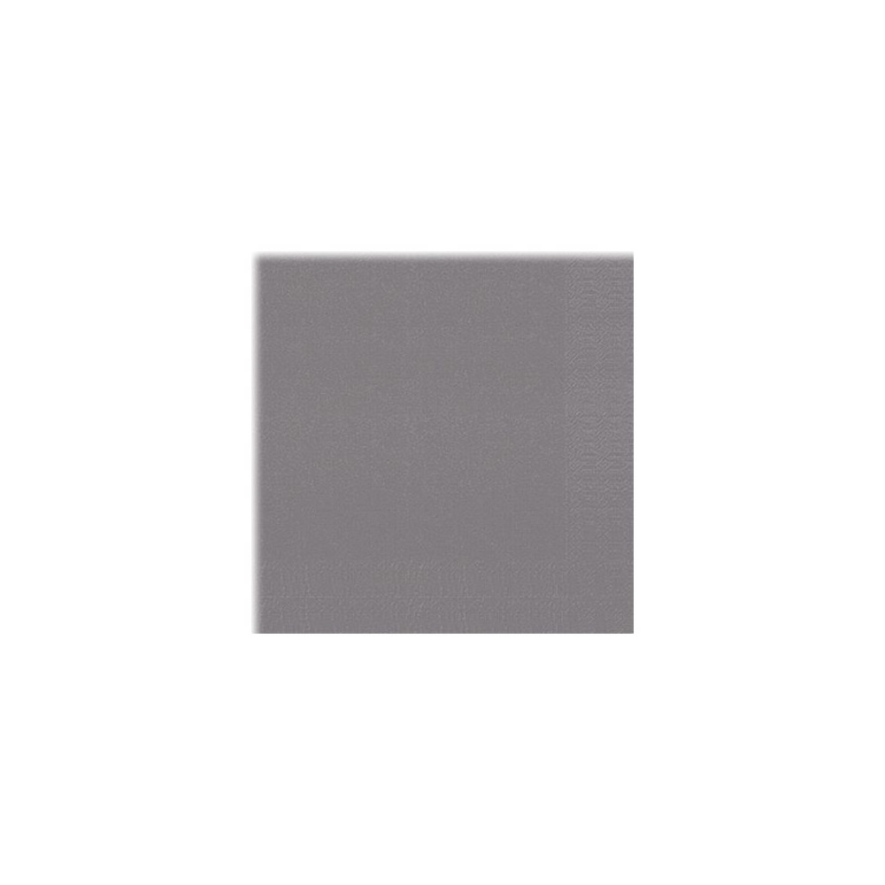 Produktbild för Duni - servett - Unicolor - granitgrå - Storlek 40 x 40 cm - engångsvara (paket om 125)