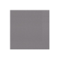 Produktbild för Duni - servett - Unicolor - granitgrå - Storlek 40 x 40 cm - engångsvara (paket om 125)