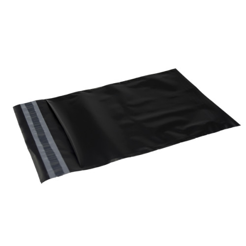 BNT Fraktpåsar 340x420 mm svarta, PE, i 100 % återvunnen plast