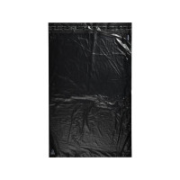 Produktbild för Fraktpåsar 340x420 mm svarta, PE, i 100 % återvunnen plast