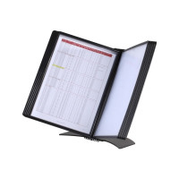 Produktbild för A4 Easymount arkiveringssystem för 10 fickor svart skrivbord...