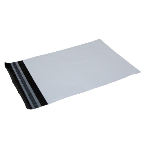 BNTOFFICE Fraktpåsar 400 x 600 mm vita, PE, 100 % återvunnen plast