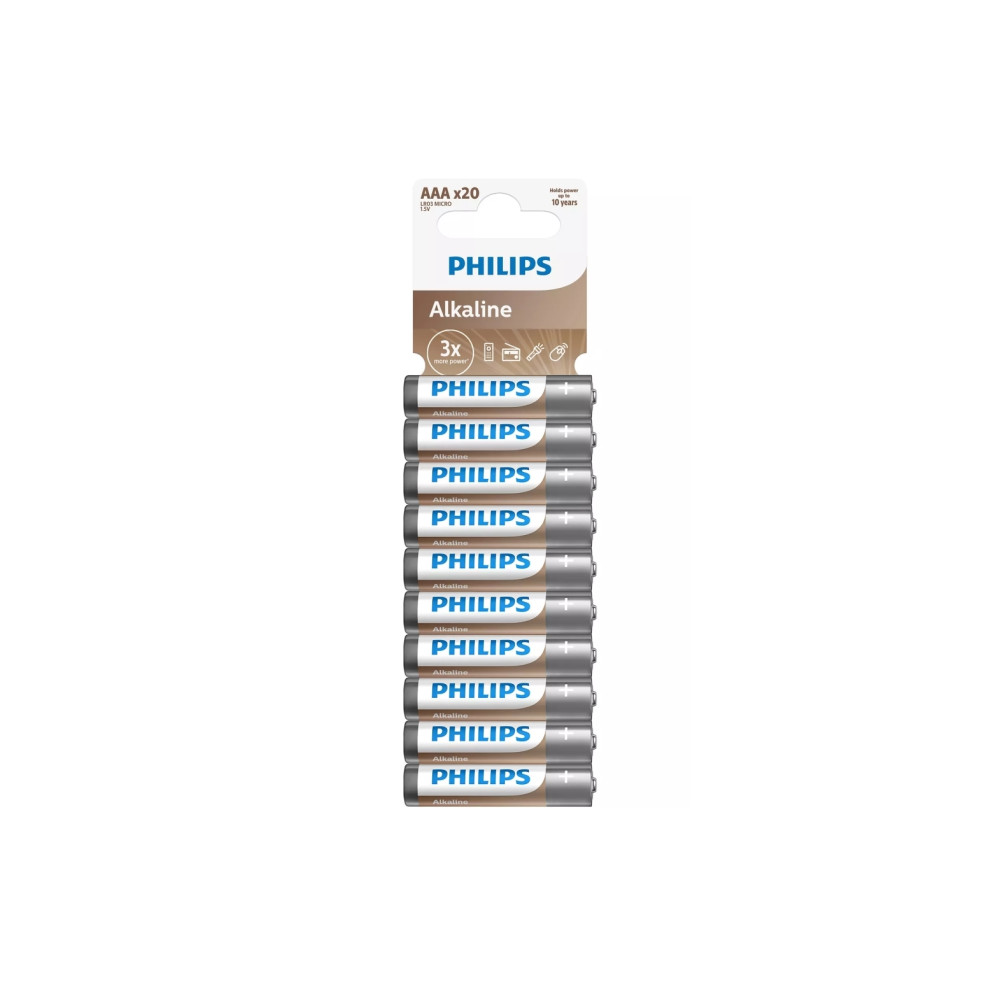 Produktbild för Philips Power Alkaline LR03P20T