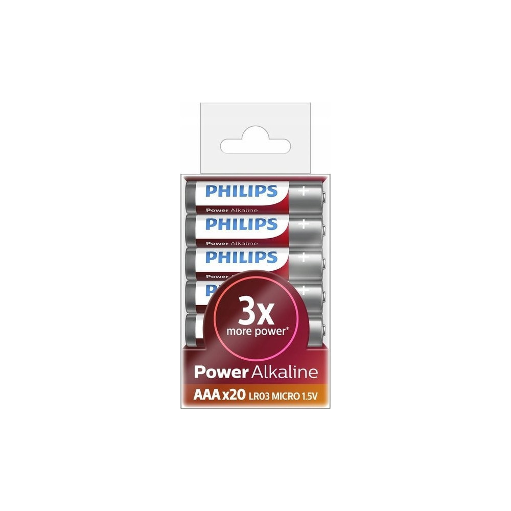 Produktbild för Philips Power Alkaline LR03P20T