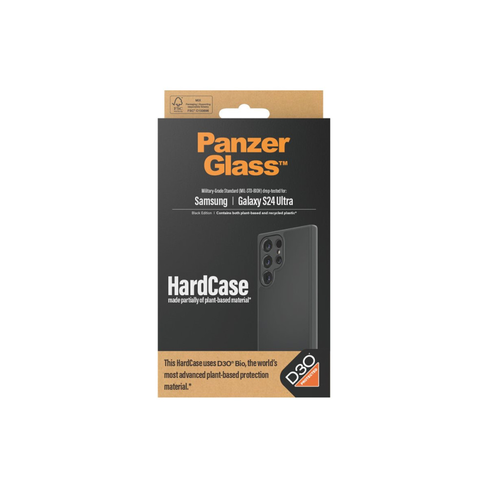 Produktbild för PanzerGlass HardCase Black Edition - baksidesskydd för mobiltelefon