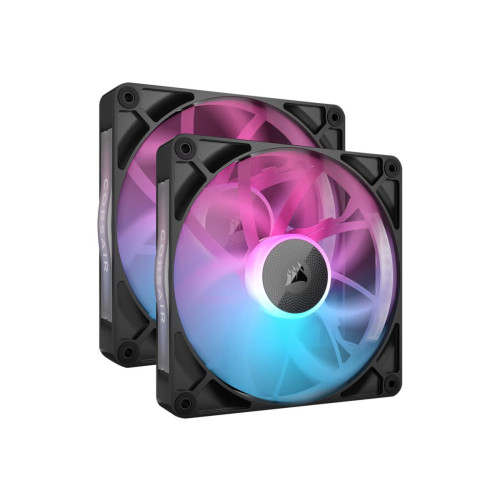Corsair Microsystems CORSAIR iCUE Link RX140 RGB Twin Starter Kit - lådfläkt
