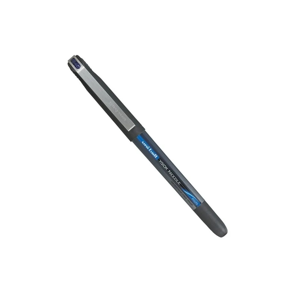 Produktbild för Bic Uni Vision 185 Needle Point Roller blå skrivfärg Micro r...