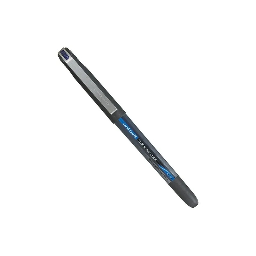 Produktbild för Bic Uni Vision 185 Needle Point Roller blå skrivfärg Micro r...