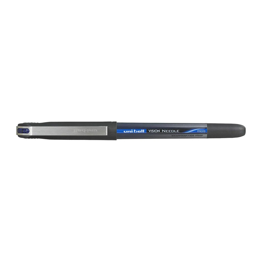 Produktbild för Bic Uni Vision 185 Needle Point Roller blå skrivfärg Micro r...