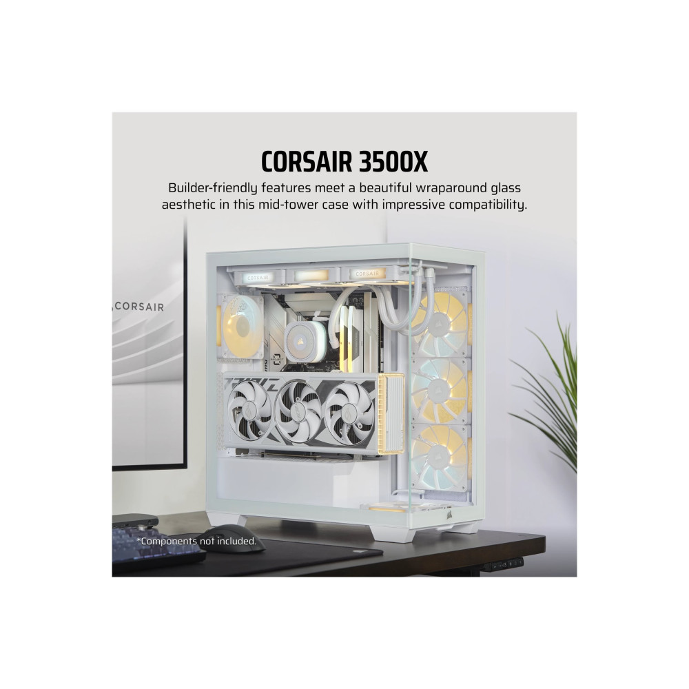 Produktbild för CORSAIR 3500X - mid tower - utökad ATX