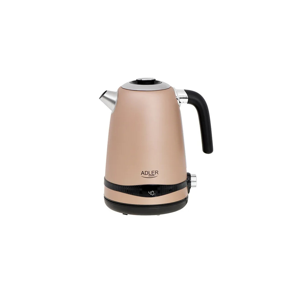Produktbild för Adler AD 1295G, 1,7 l, 2200 W, Svart, Rostfritt stål, Grå, R...