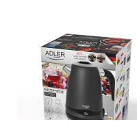 Produktbild för Adler AD 1295G, 1,7 l, 2200 W, Svart, Rostfritt stål, Grå, R...