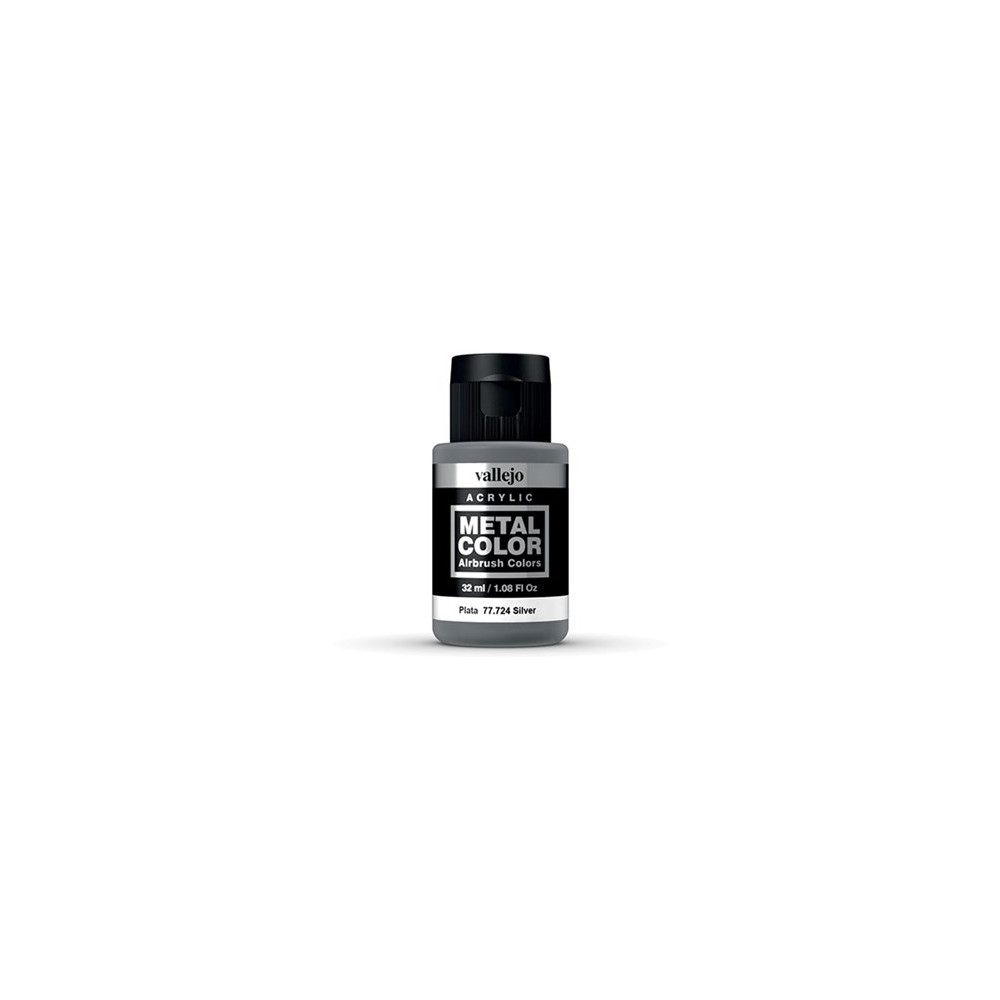 Produktbild för Vallejo 77.724, Silver, Vattenbaserad färg, Vätska, 32 ml, 1...