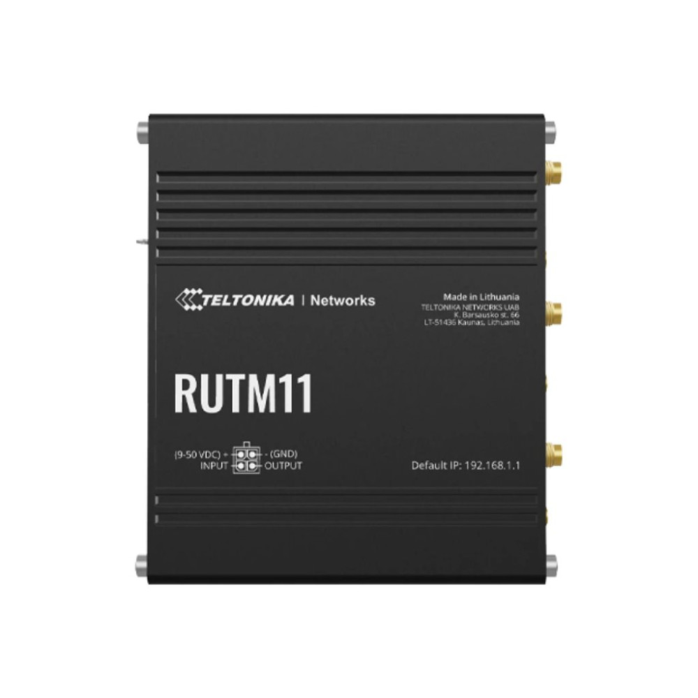 Produktbild för Teltonika RUTM11 - trådlös router - WWAN - Wi-Fi 5, LTE - 3G, 4G - DIN-skenmonterbar, väggmonterbar, bordsmonterbar