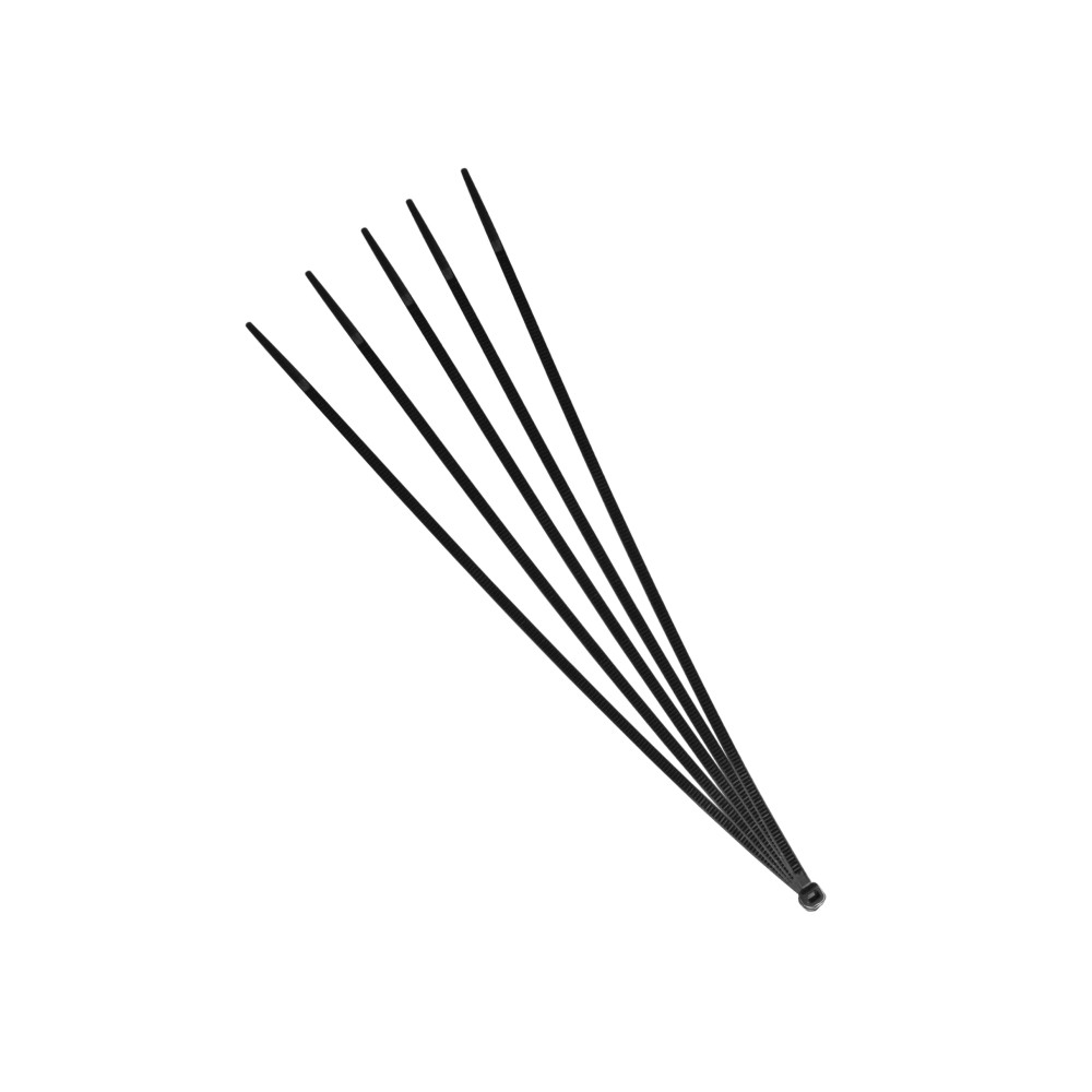Produktbild för Work it by millarco® Kabelstrips 3,6 x 250 mm. 50 stk. sort.