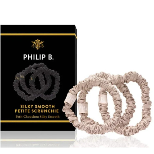 Philip B Philip B - Petite Champagne Scrunchie 3p