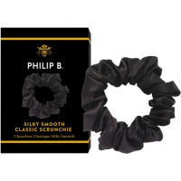 Produktbild för Philip B - Classic Black Scrunchie
