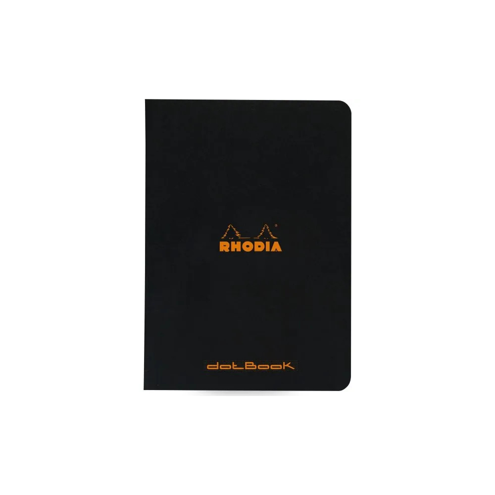 Produktbild för Clairefontaine Rhodia klammerhäfte A5 rutat/dottrat papper