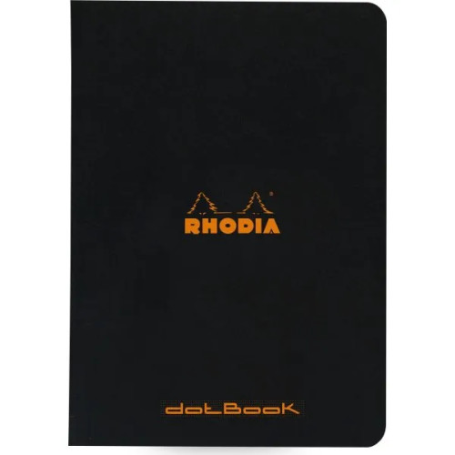 Clairefontaine Clairefontaine Rhodia klammerhäfte A5 rutat/dottrat papper