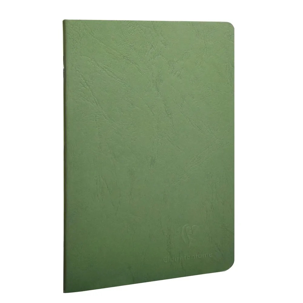 Produktbild för Clairefontaine "Age Bag" grön anteckningsbok A5, 96 sidor/48...