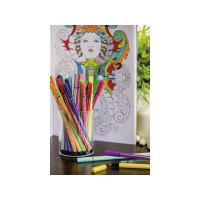 Produktbild för STABILO Pen 68, 20 färger, Multifärg, Rundad spets, 1 mm, Mu...
