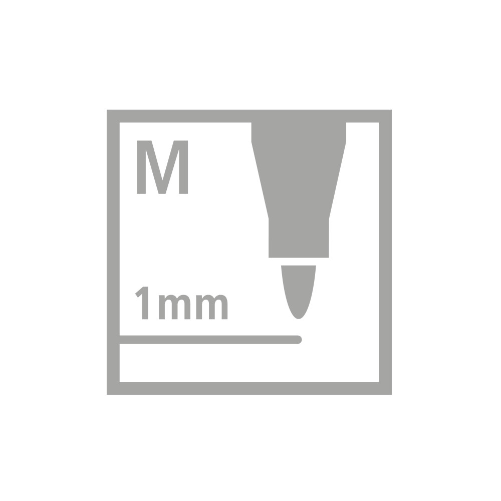 Produktbild för STABILO Pen 68, 20 färger, Multifärg, Rundad spets, 1 mm, Mu...