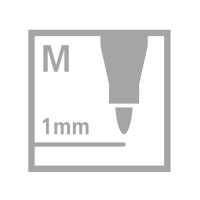 Produktbild för STABILO Pen 68, 20 färger, Multifärg, Rundad spets, 1 mm, Mu...