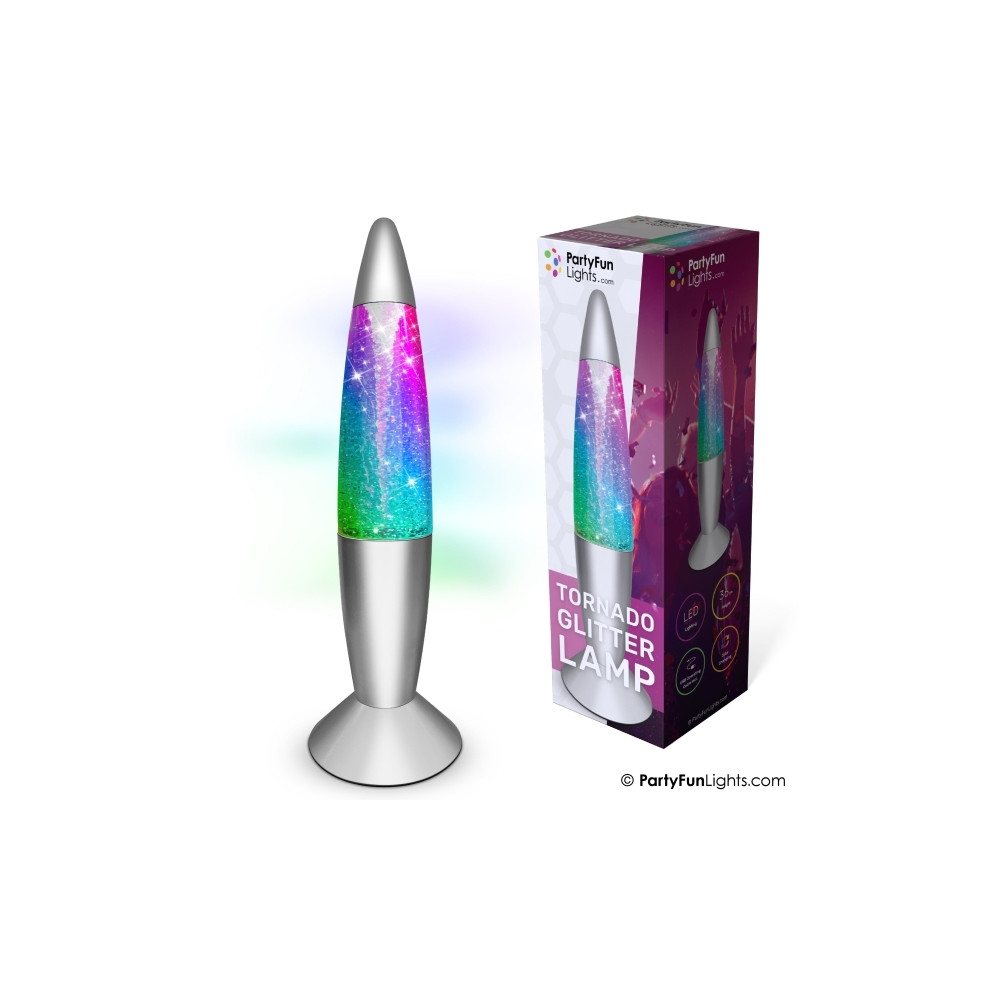 Produktbild för Stickpropslampa till vägguttag nielsen_light Tornado glitter...