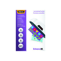 Produktbild för Fellowes - 100-pack - matt - A4 - lamineringsfickor