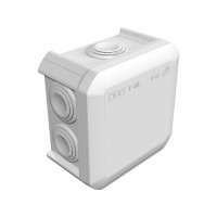 Produktbild för OBO Bettermann 2007045 kopplingsdosa T40 90x90x52 mm ljusgrå...