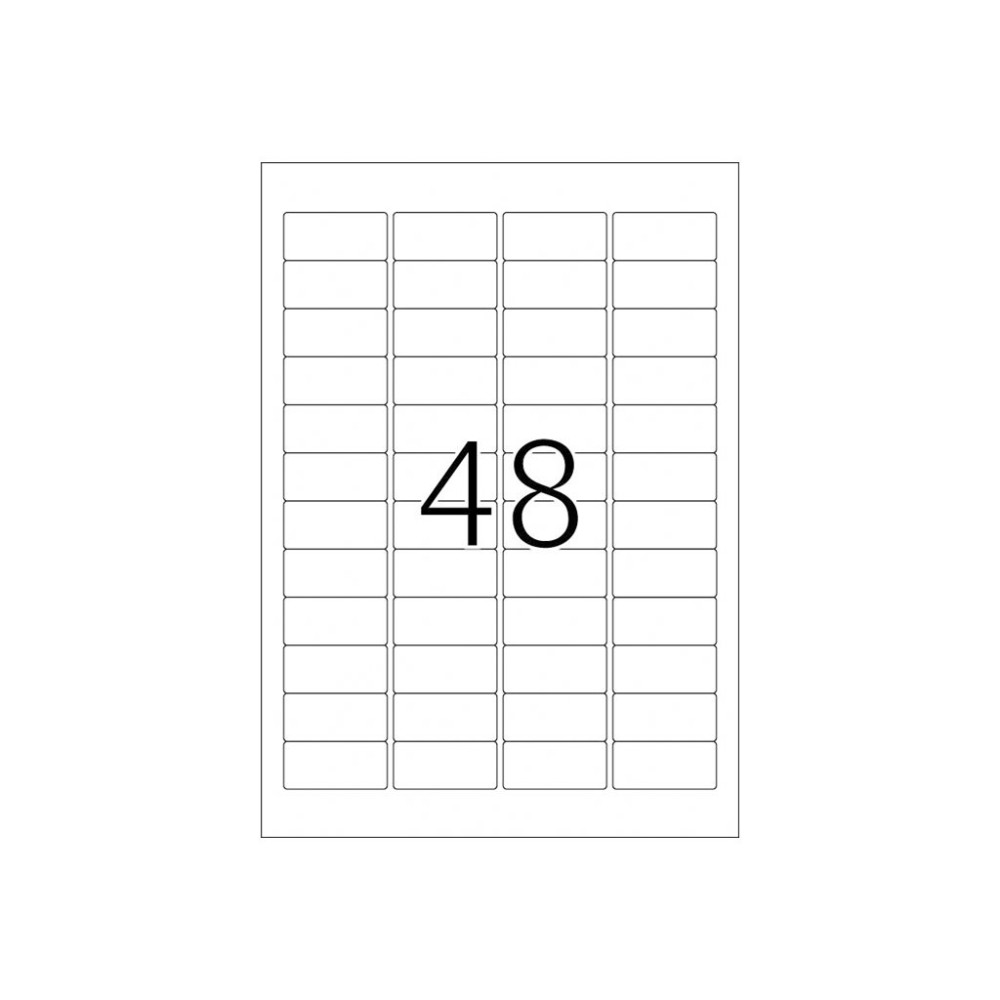 Produktbild för HERMA Special - etiketter - matt - 1200 etikett (er) - 45.7 x 21.2 mm