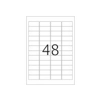 Produktbild för HERMA Special - etiketter - matt - 1200 etikett (er) - 45.7 x 21.2 mm