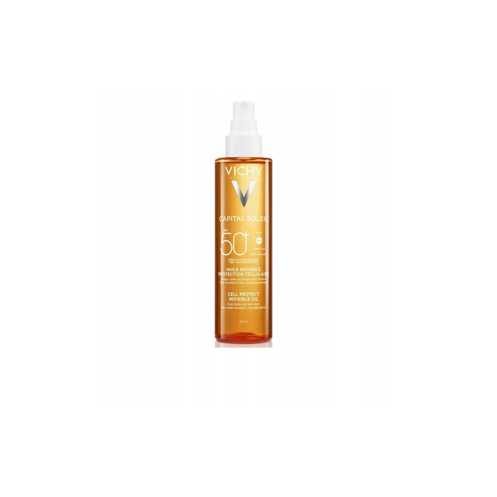Produktbild för Vichy Capital Soleil Cell Protect Invisible Oil SPF50, 200 m...