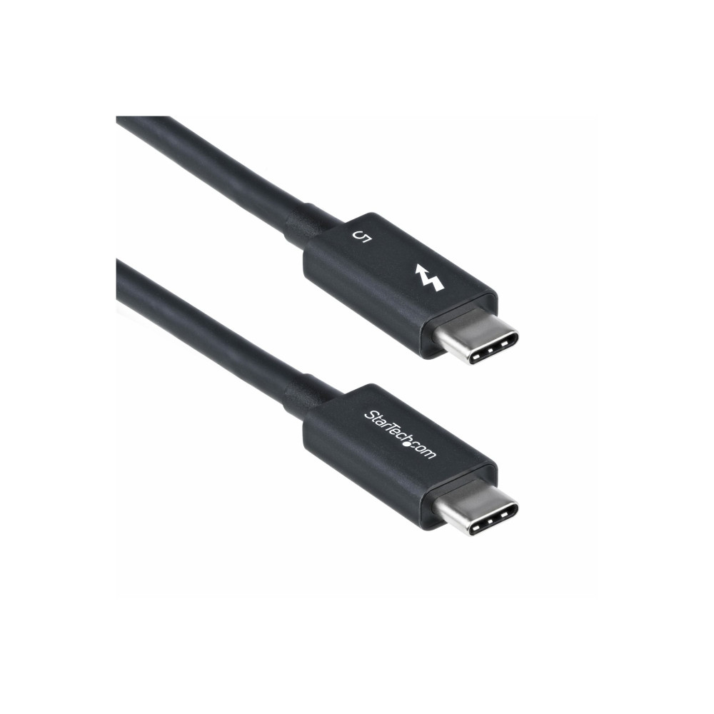 Produktbild för StarTech.com 3ft (1m) Thunderbolt 5 Cable, 80Gbps/120Gbps, Certified - Thunderbolt-kabel - Thunderbolt 5 till Thunderbolt 5 - 1 m