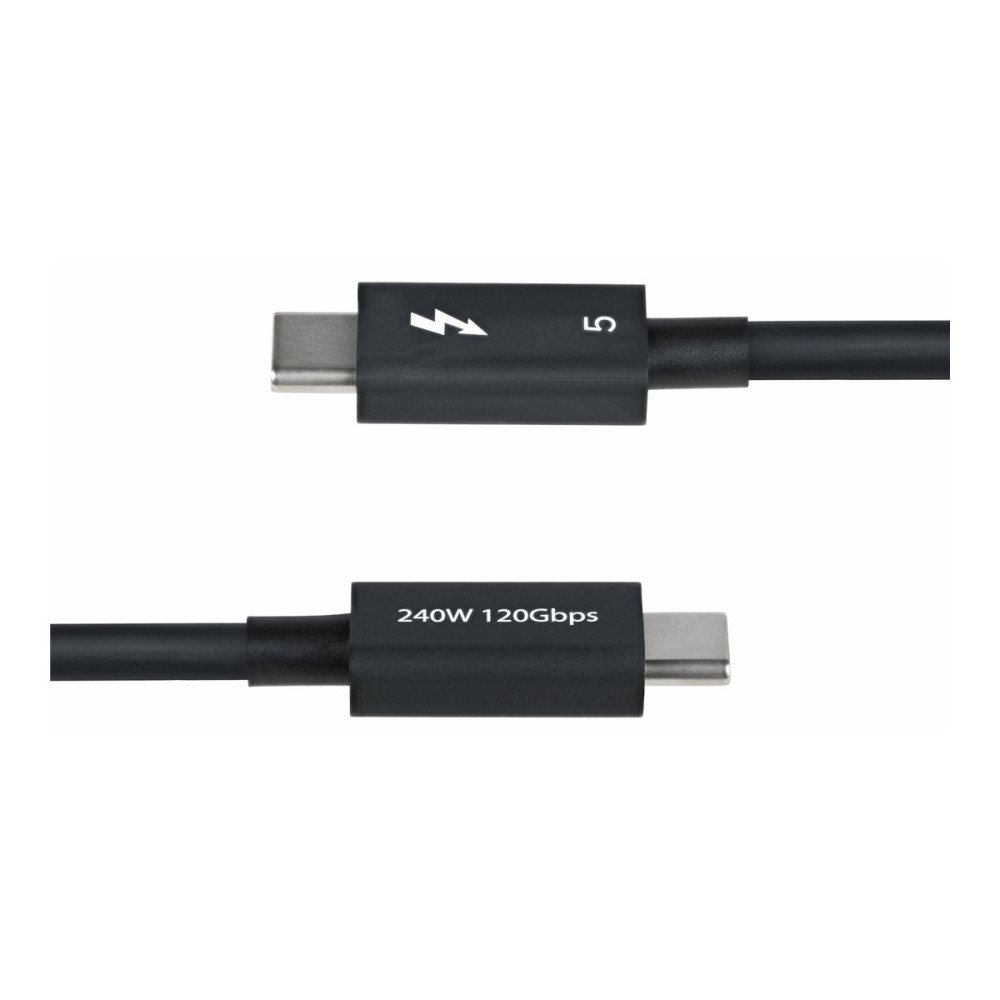 Produktbild för StarTech.com 3ft (1m) Thunderbolt 5 Cable, 80Gbps/120Gbps, Certified - Thunderbolt-kabel - Thunderbolt 5 till Thunderbolt 5 - 1 m