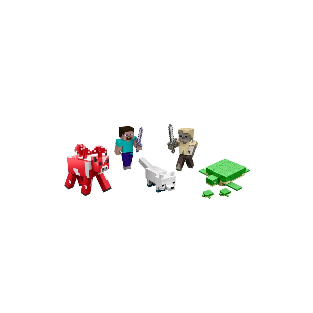 Produktbild för Minecraft Sortiment med -figurer, 6 År, Blandade färger, Pla...