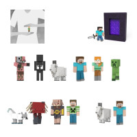 Produktbild för Minecraft Sortiment med -figurer, 6 År, Blandade färger, Pla...