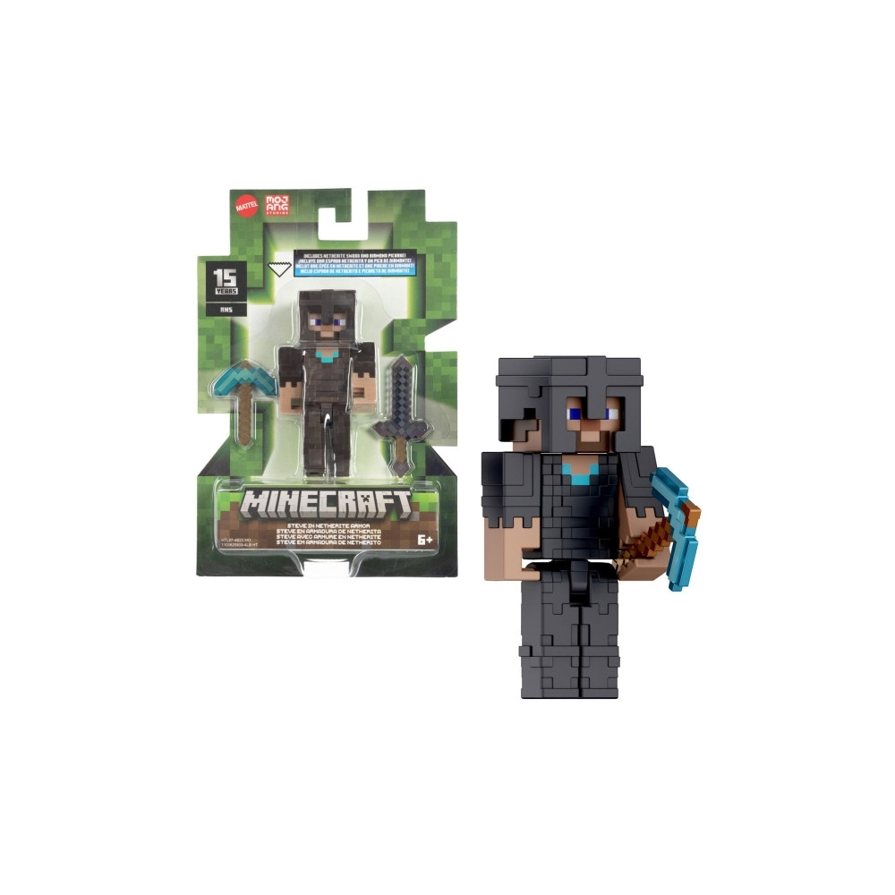Produktbild för Minecraft Sortiment med -figurer, 6 År, Blandade färger, Pla...