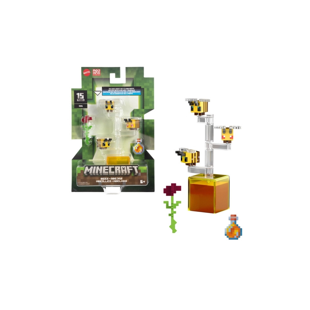 Produktbild för Minecraft Sortiment med -figurer, 6 År, Blandade färger, Pla...
