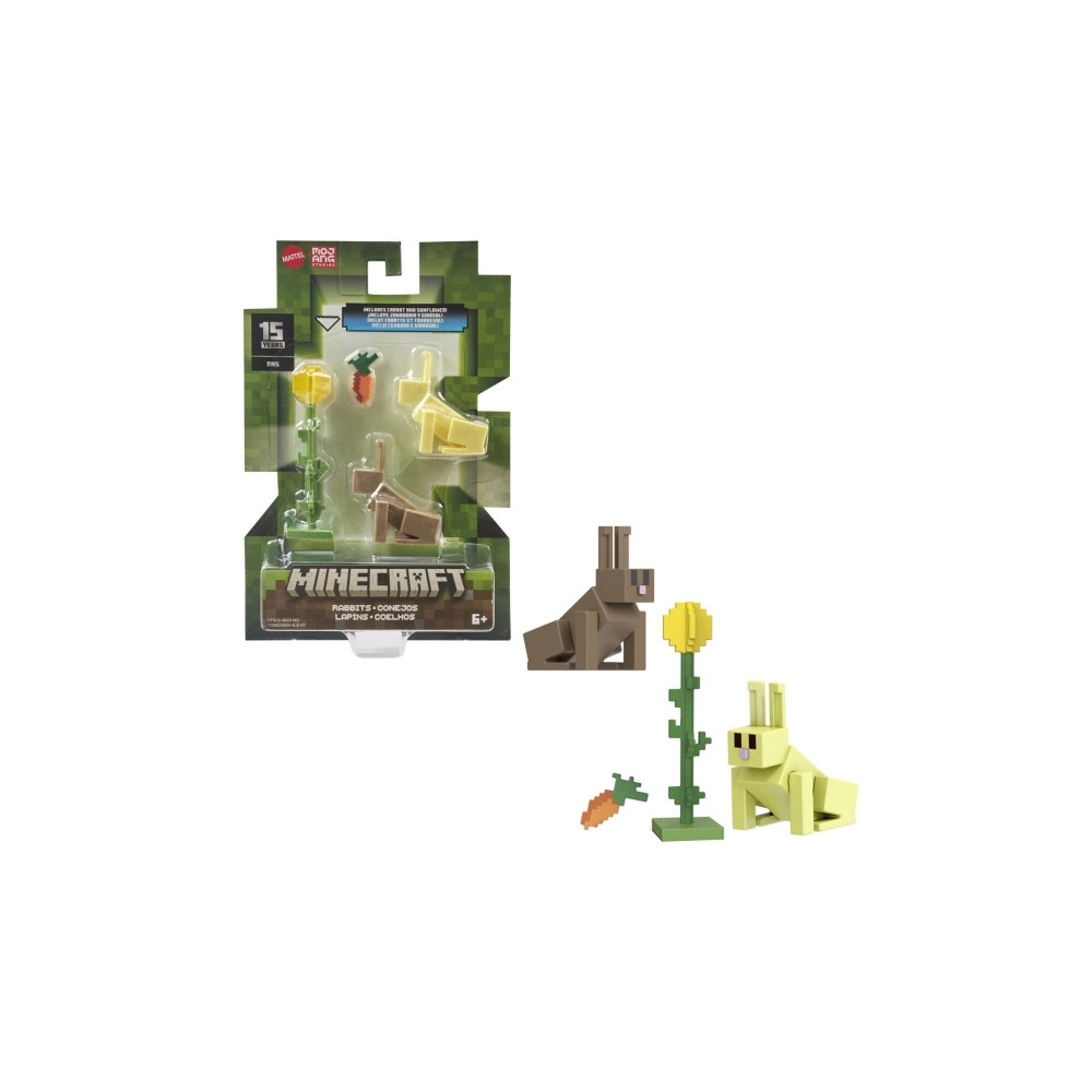Produktbild för Minecraft Sortiment med -figurer, 6 År, Blandade färger, Pla...