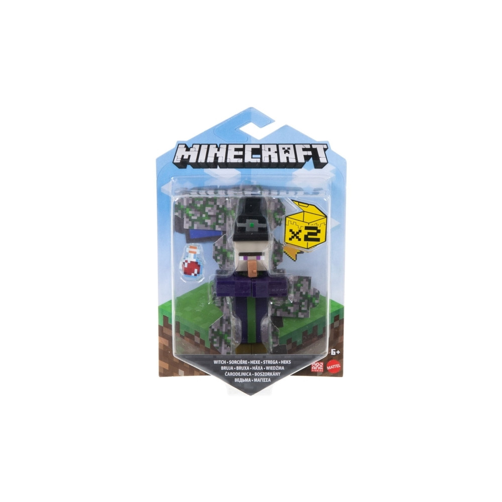 Produktbild för Minecraft Sortiment med -figurer, 6 År, Blandade färger, Pla...