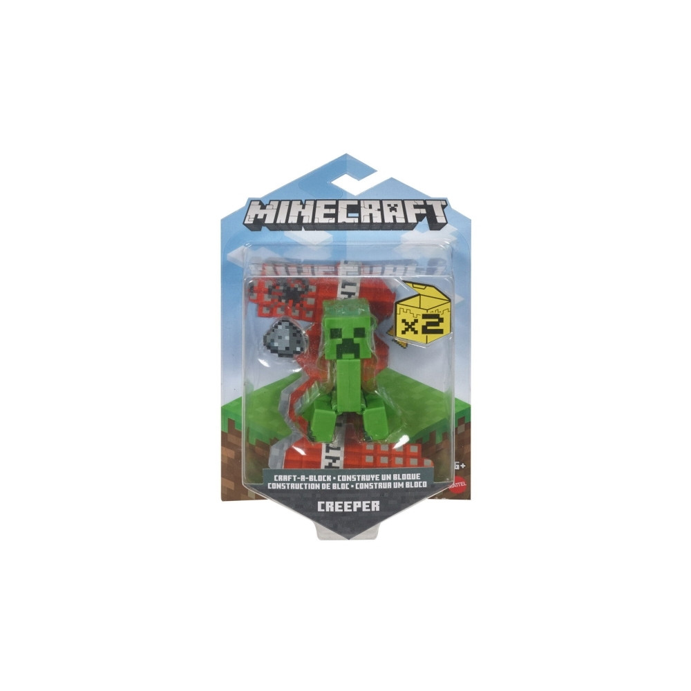 Produktbild för Minecraft Sortiment med -figurer, 6 År, Blandade färger, Pla...