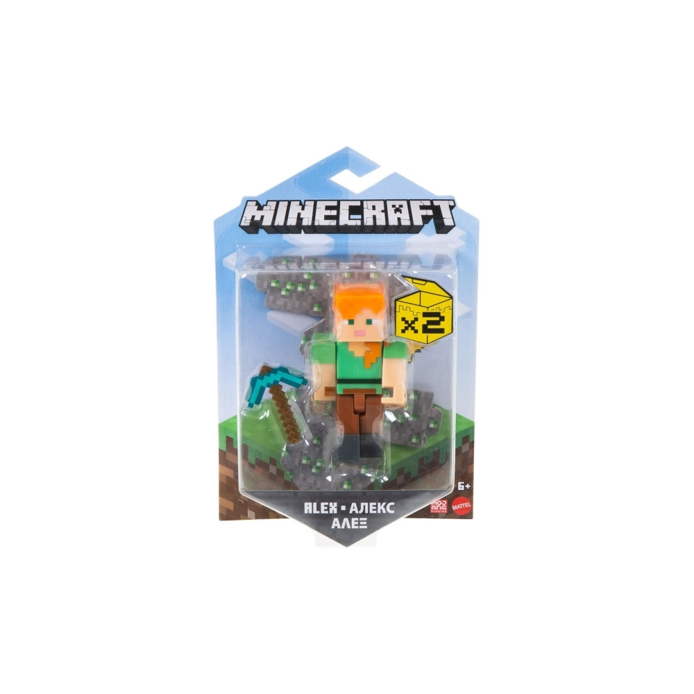 Produktbild för Minecraft Sortiment med -figurer, 6 År, Blandade färger, Pla...