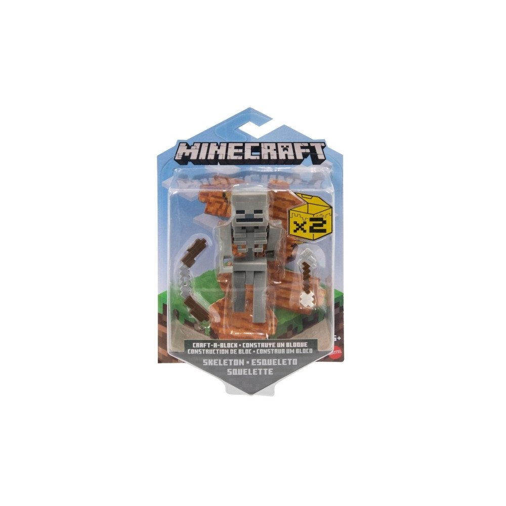 Produktbild för Minecraft Sortiment med -figurer, 6 År, Blandade färger, Pla...