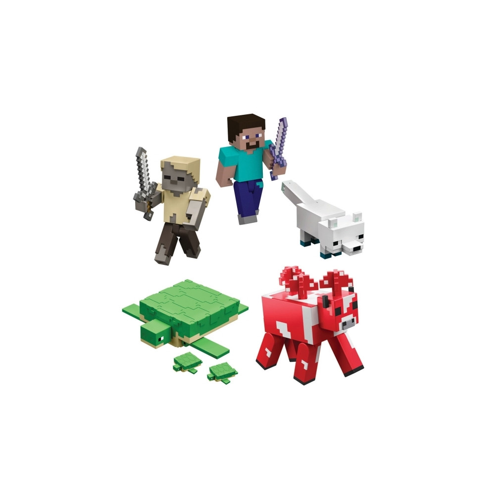 Produktbild för Minecraft Sortiment med -figurer, 6 År, Blandade färger, Pla...