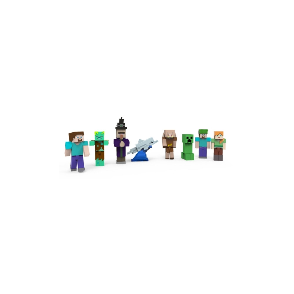 Produktbild för Minecraft Sortiment med -figurer, 6 År, Blandade färger, Pla...