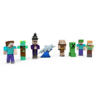 Produktbild för Minecraft Sortiment med -figurer, 6 År, Blandade färger, Pla...