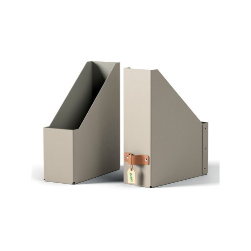 LEITZ Leitz Puro tidningspärm, 100% återvunnen kartong, Beige